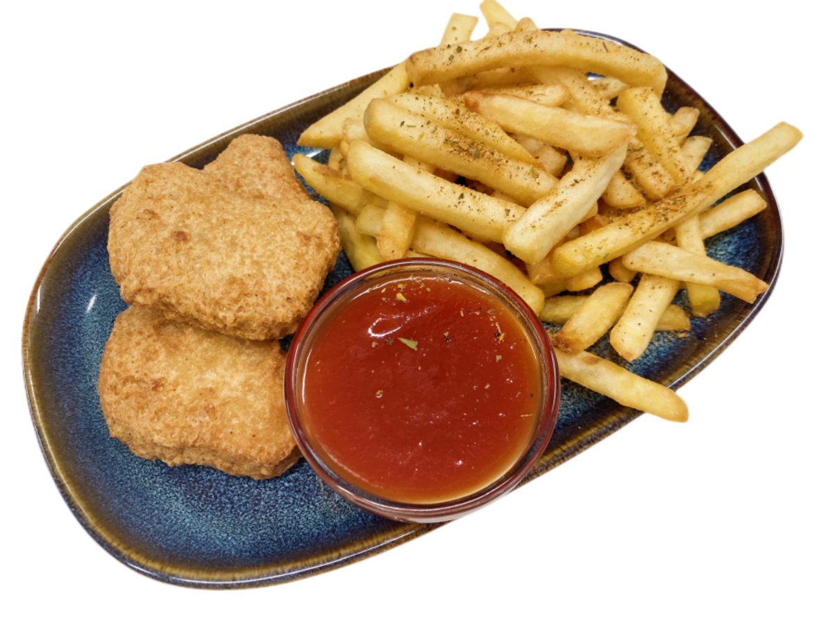 Nuggets med pommes (Barn)