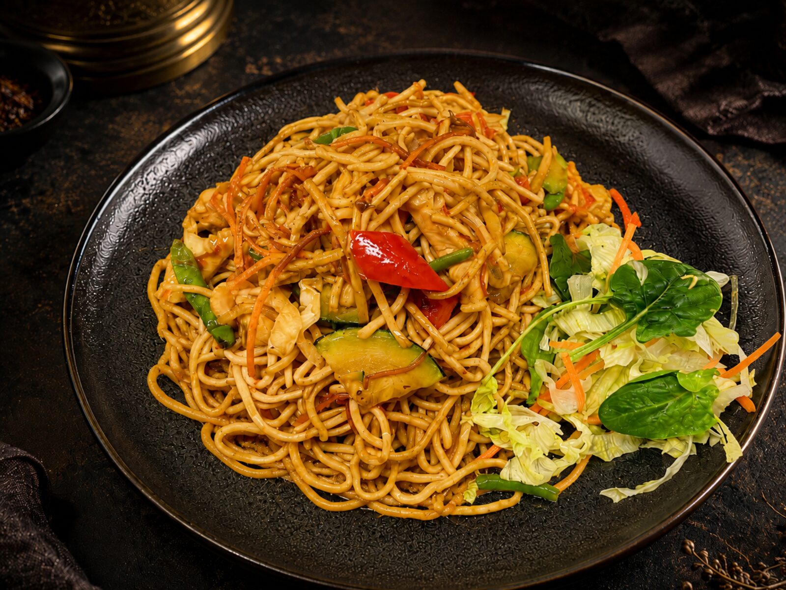 Thai wok nudlar
